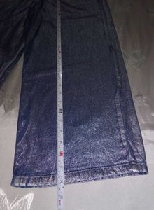 Y2K Denim Metallic Jeans