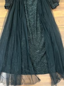 Sparkling Black Ethnic Gown