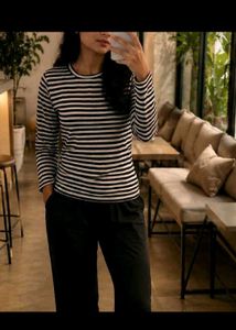 Striped Long Sleeve Top