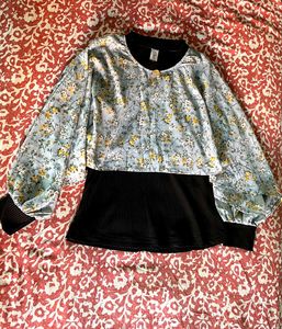 A floral printed beautiful multicoloured top