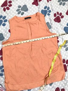 Peach Sleeveless Top