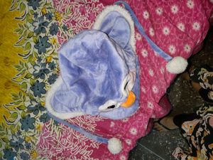Penguin Plush Hat kids women free size