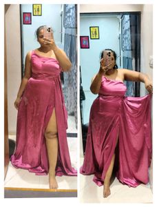 Hot pink gown