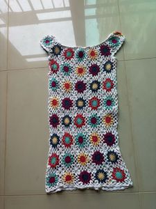 Crochet Mini  Dress