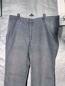 Men's Grey Casual Pants