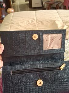 Wrangler Navy blue Croc Wallet
