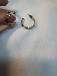 Chunky Gold Hoop Earrings