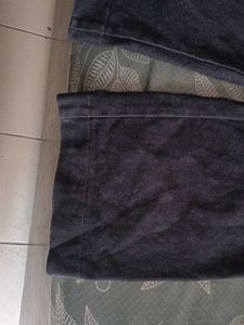 Stylish Wide-Leg Dark Wash Jeans