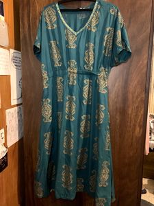 Max XL Green And Gold Dress