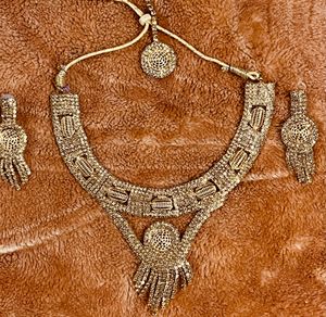 Necklace  Set Golden New