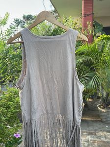 Boho Fringed Sleeveless Vest