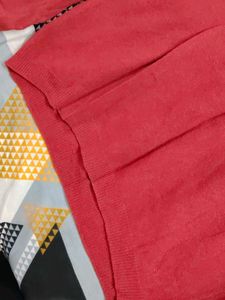 Women's Red Turtleneck Sweater