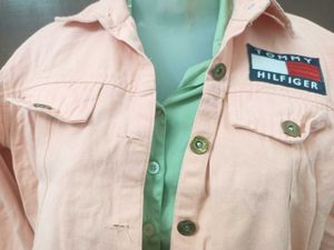 Girls crop Soft denim Jacket