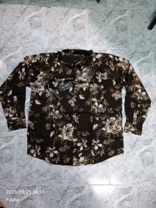 Alberto Branded Floral Shirt 4XL