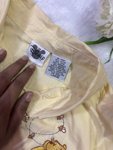 Cute Winnie the Pooh Button-Up Shirt