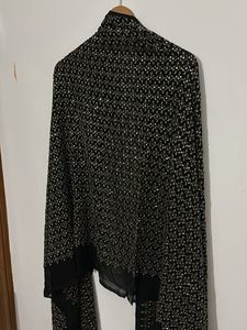 Embellished Black Dupatta