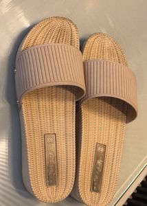 Comfortable Beige Slides
