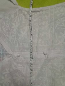 Elegant White Embroidered Top