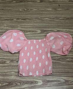 polka dot top