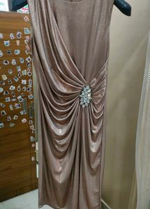 Elegant Bronze Party Dress