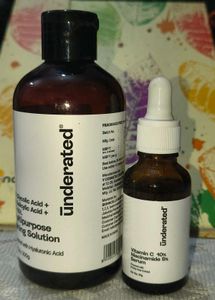 COMBO vit c serum and glycolic toner