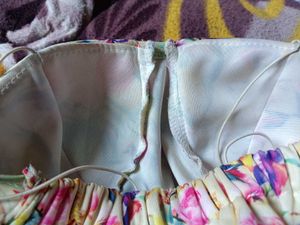 Floral Print Bustier Top