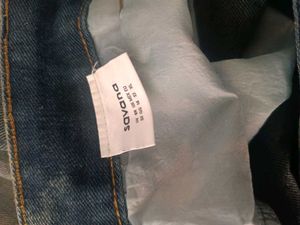 Slit Denim Aline Skirt also Green Pants As Gift
