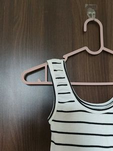 Striped Crop Tank Top