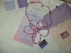 Floral Beaded Necklace