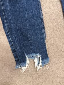 Blue Distressed Denim Jeans