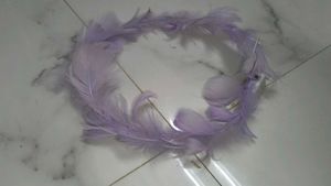 Lavender Feather Headband