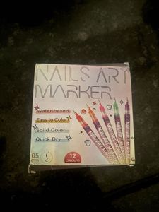 Nail Art Marker Set - 12 Colors