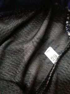 Cute Printed Navy Blue Pajama Pants