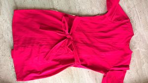 pink party dress with tags
