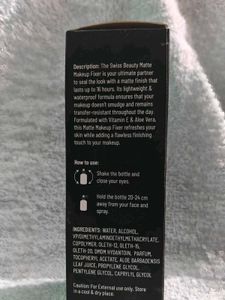 Swiss Beauty Matte Makeup Fixer