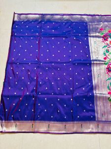 NewTrending muniya Paithani Saree