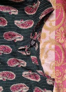 Green Paisley Print Kurti