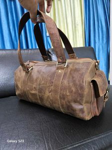 HUNTER LEATHER DUFFLE BAG
