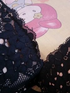 Black Lace Padded Bra