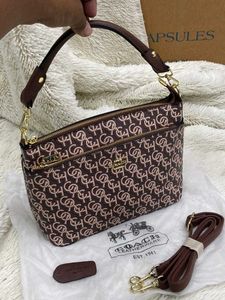 IMPORTED**12A COACH SHOULDER BAG AND LONG BELT SLI