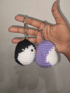 1 Crochet Penguin Keychain for 99 🐧