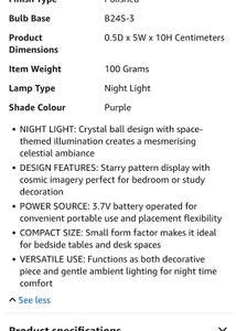 Crystal Ball Night Lamp