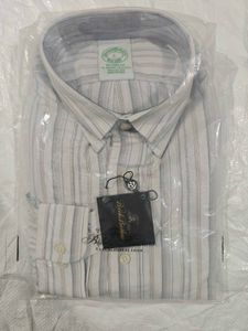 Men's Classic Striped Button-Down Shirt