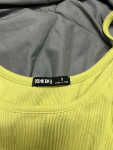 Neon Yellow Thong Bodysuit