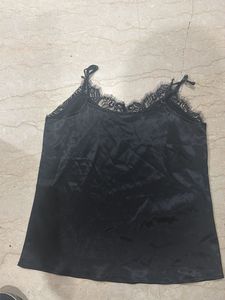 Satin Lace Cami Top