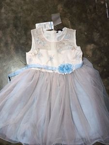 Brandsky Blue Colour New Frock For  Girls With Age
