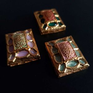 minakari stone beads