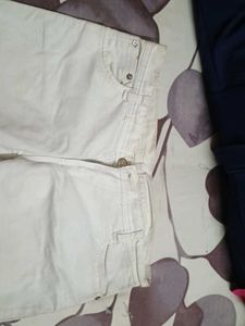 Cream Capris
