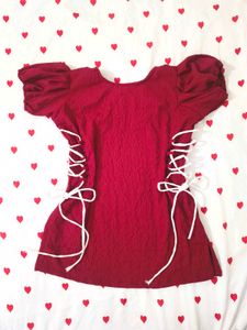 Chic side corset short kurti 💅🏻