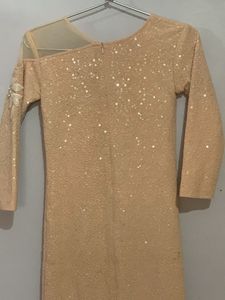 Sparkling Sequined Long Sleeve Dress